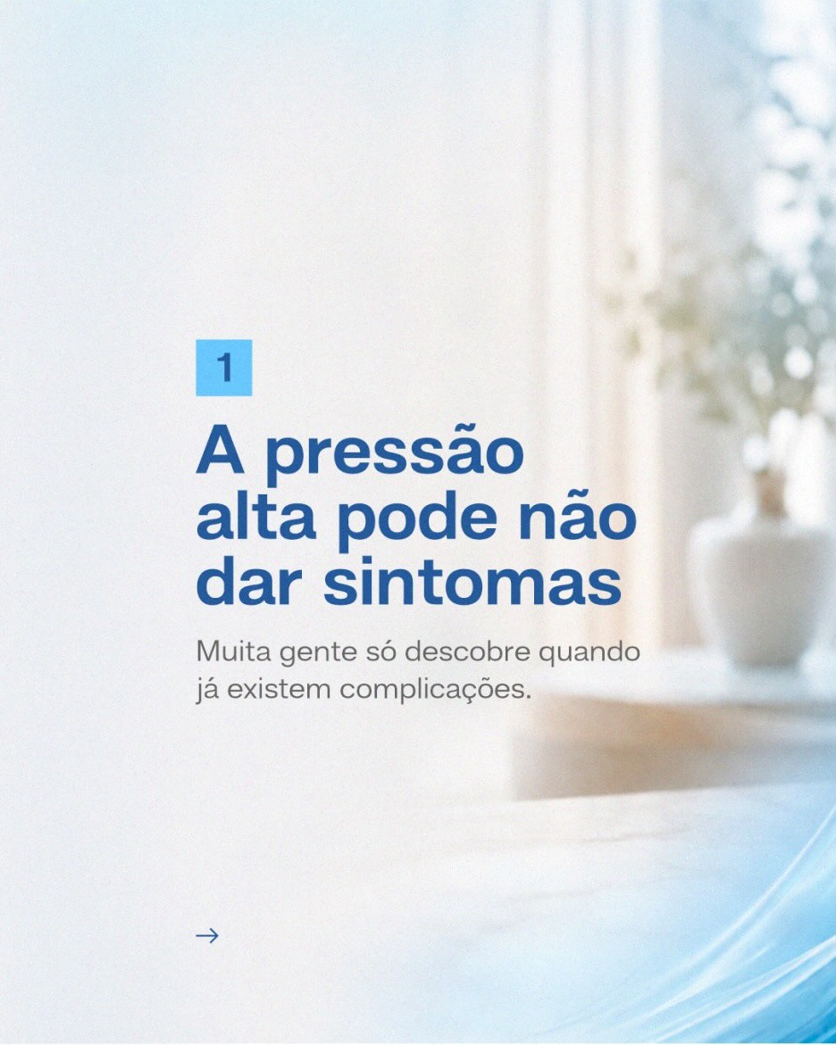 Você sabia que a pressão alta pode estar presente mesmo sem sintomas?