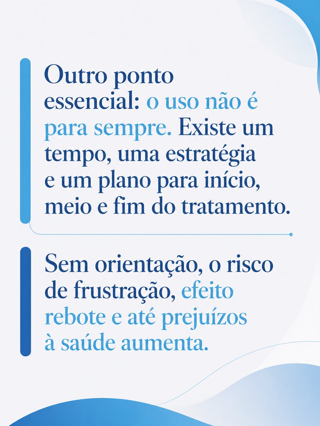 Agende sua avaliação e entenda qual abordagem faz sentido para o seu caso.