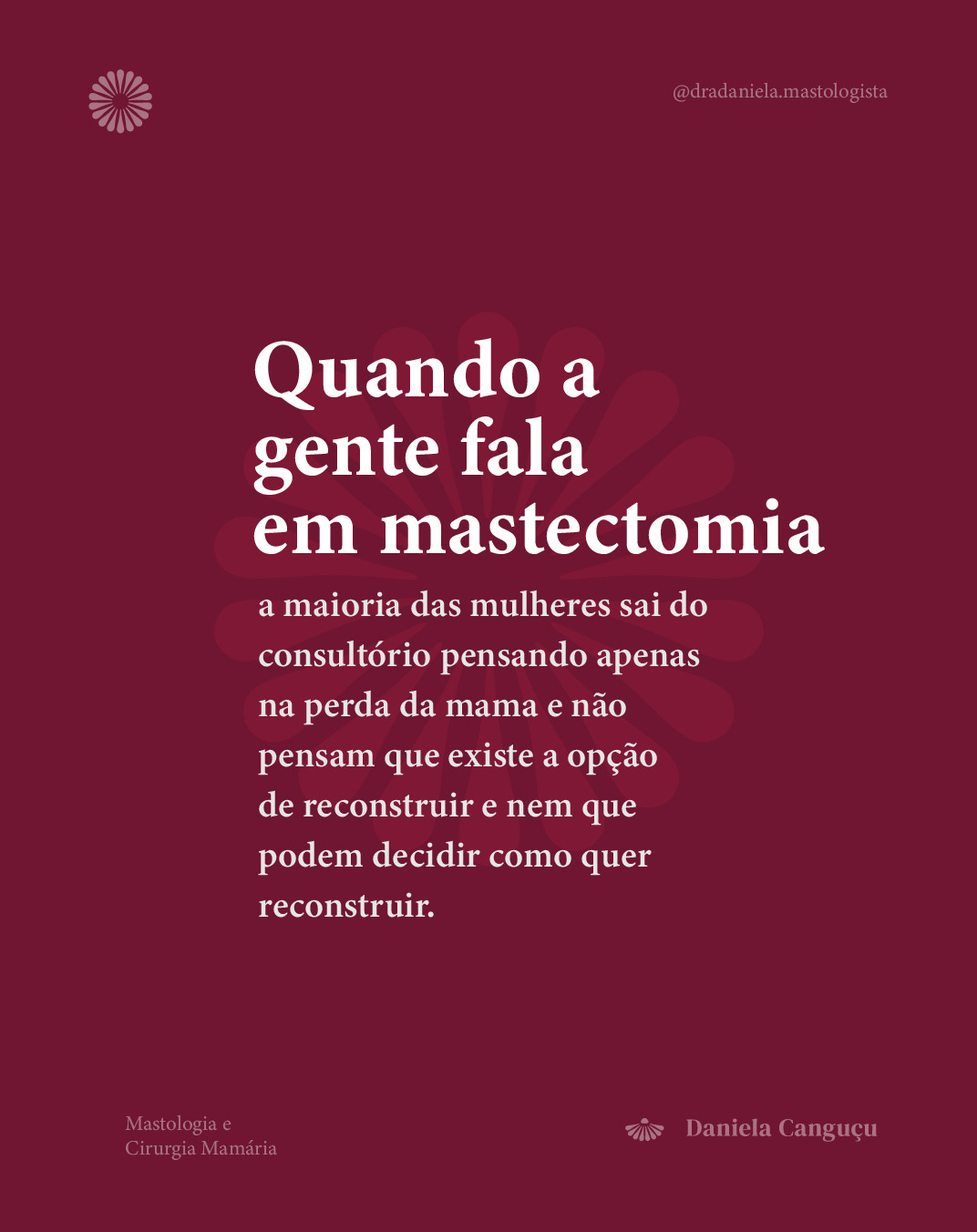 Você vai tirar a mama?