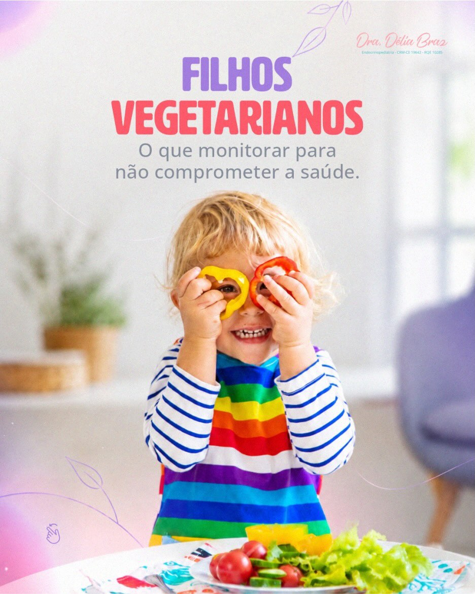 Uma alimentação vegetariana na infância pode ser saudável.