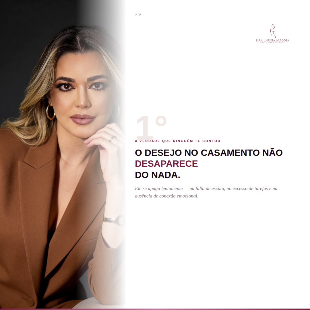 O segredo não está no corpo, está na forma como vocês cuidam um do outro.