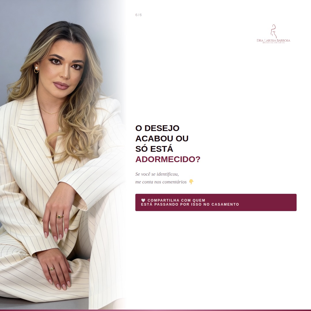 O segredo não está no corpo, está na forma como vocês cuidam um do outro.