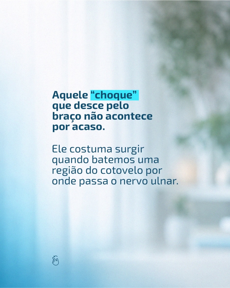 Você já sentiu choque ao bater o cotovelo?