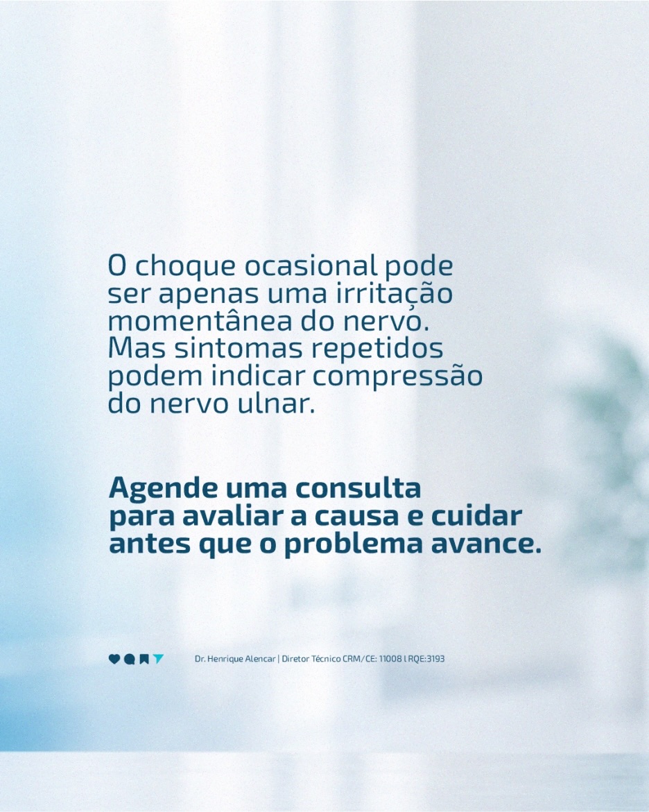 Você já sentiu choque ao bater o cotovelo?