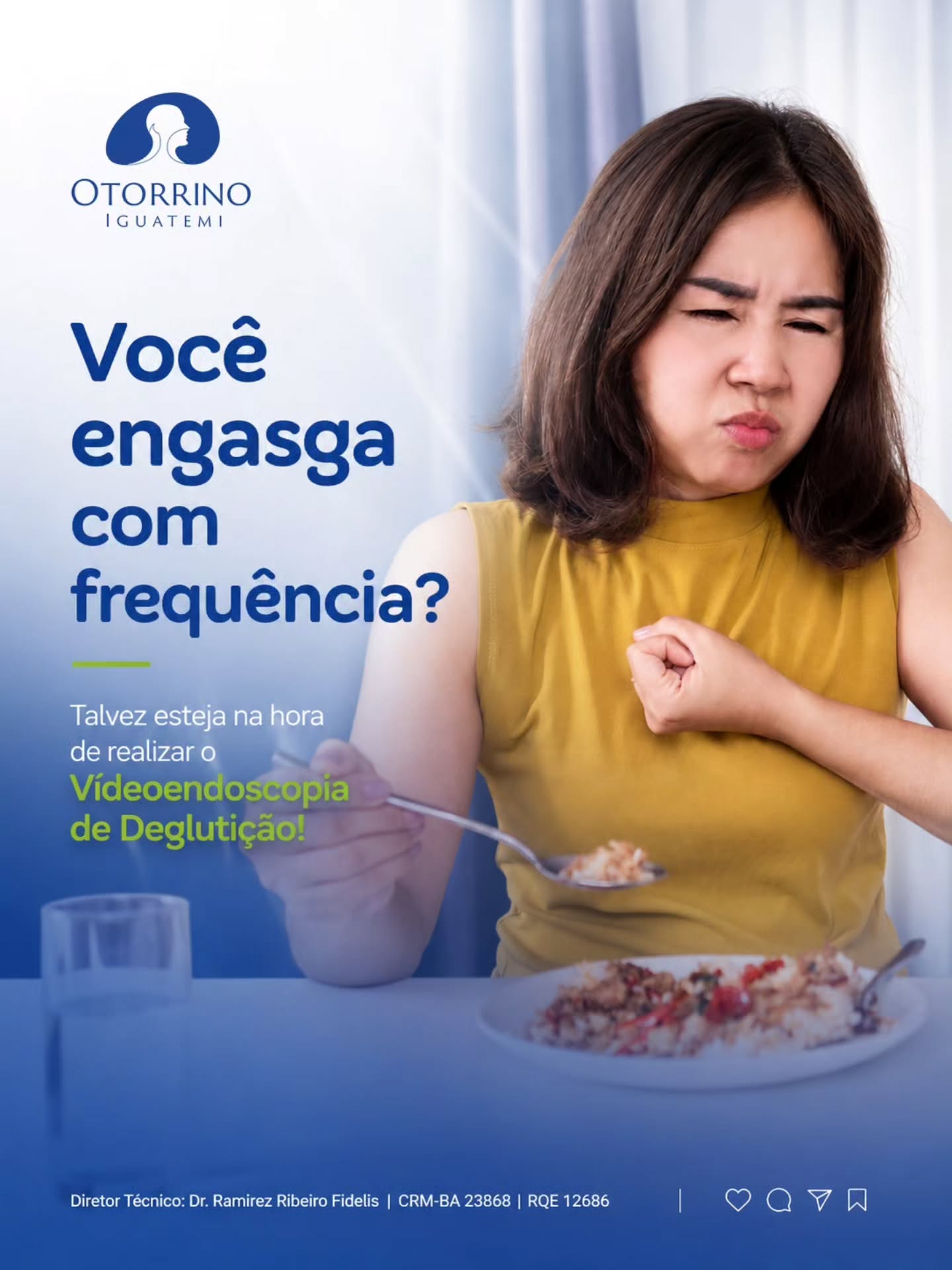 Você se engasga com frequência?