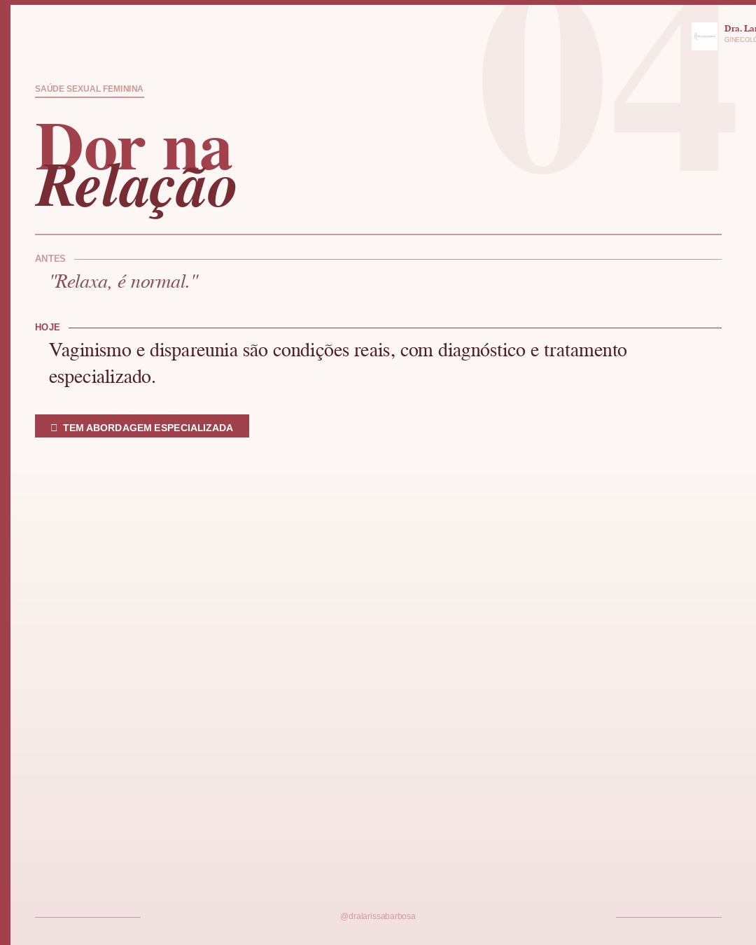 O que antes era silêncio, hoje tem nome. O que antes era tabu, hoje tem tratamento.