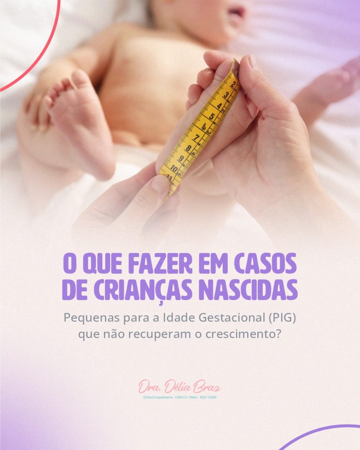 Seu filho(a) nasceu com PIG? Vem conversar comigo!