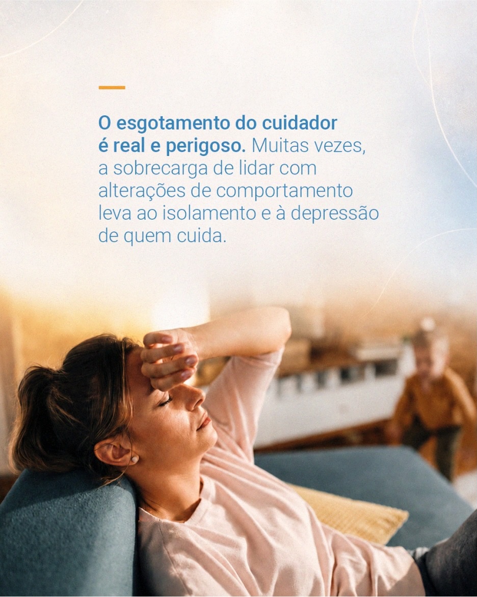 O esgotamento do cuidador é real e perigoso.
