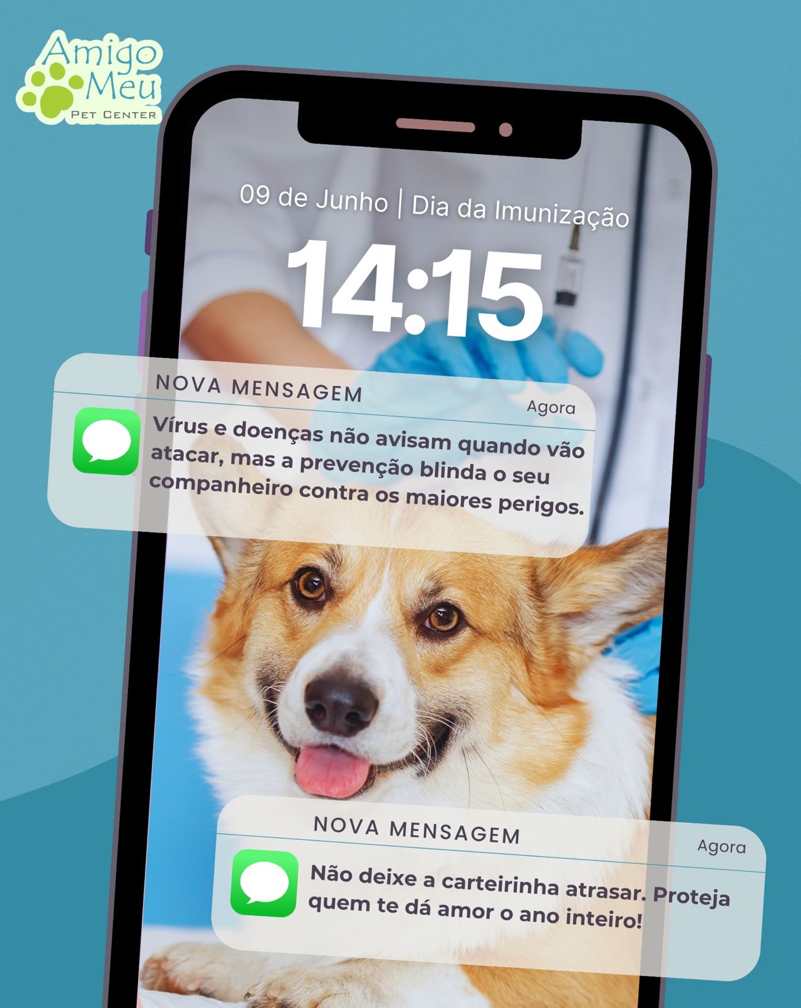 Uma nova mensagem importante chegou na sua tela!