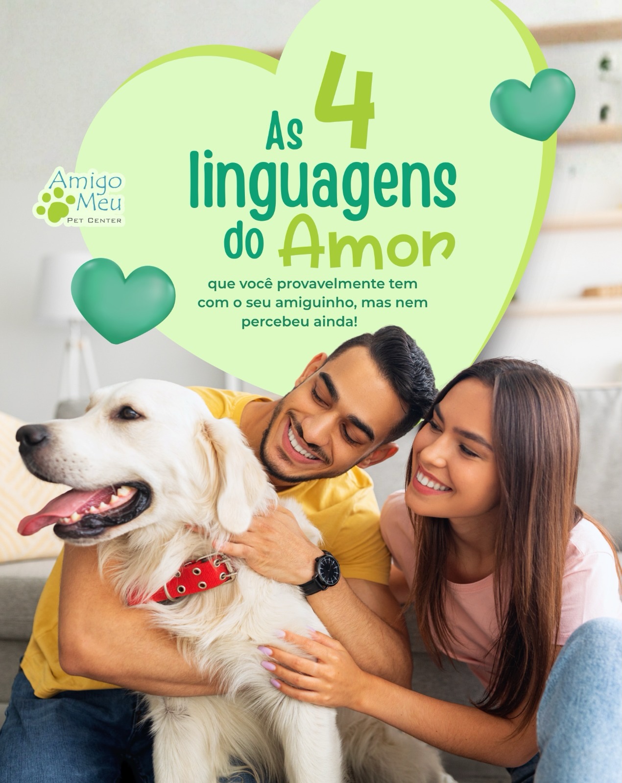 Você já parou para pensar em como você e seu pet dizem “eu te amo” um para o outro?