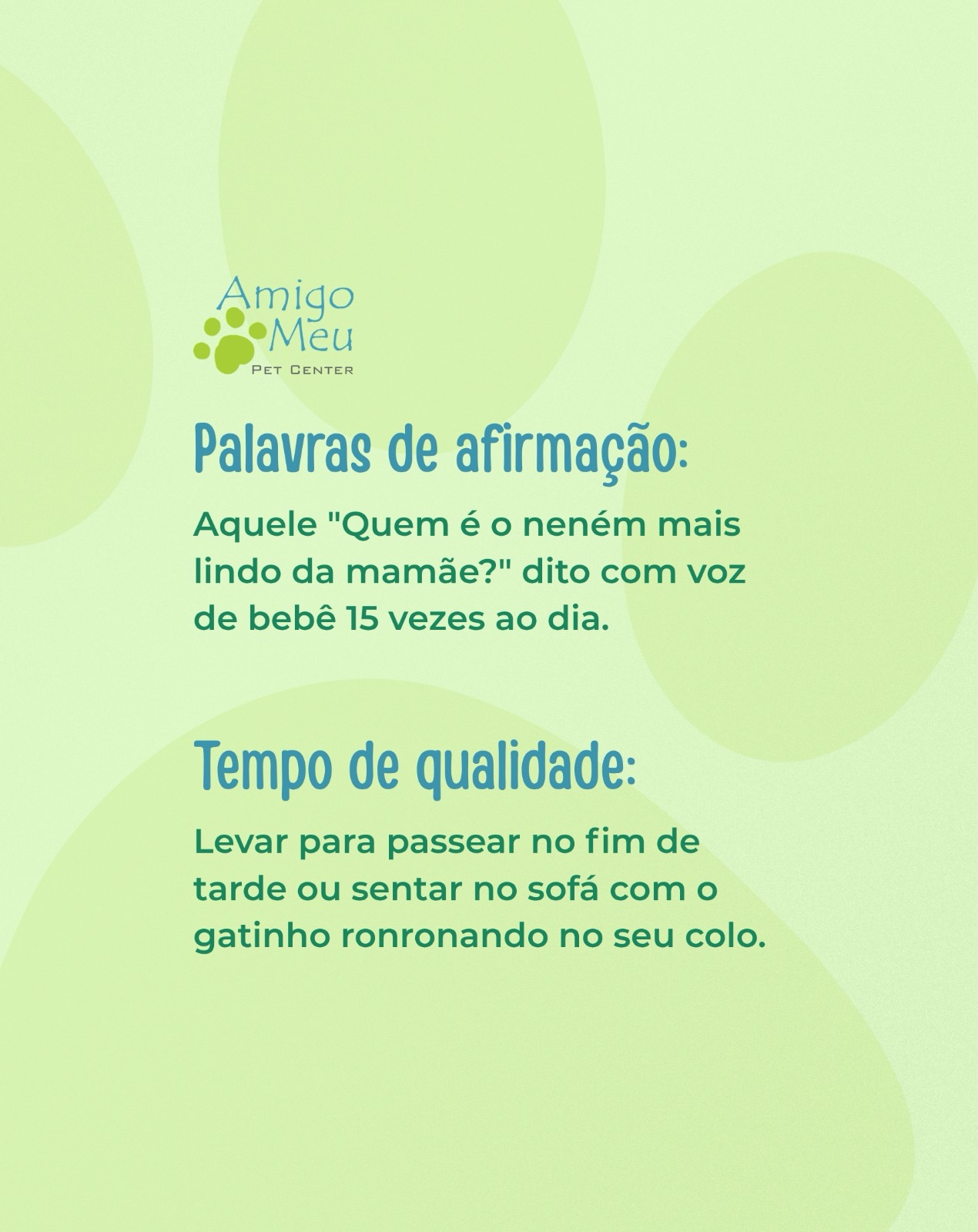 Você já parou para pensar em como você e seu pet dizem “eu te amo” um para o outro?