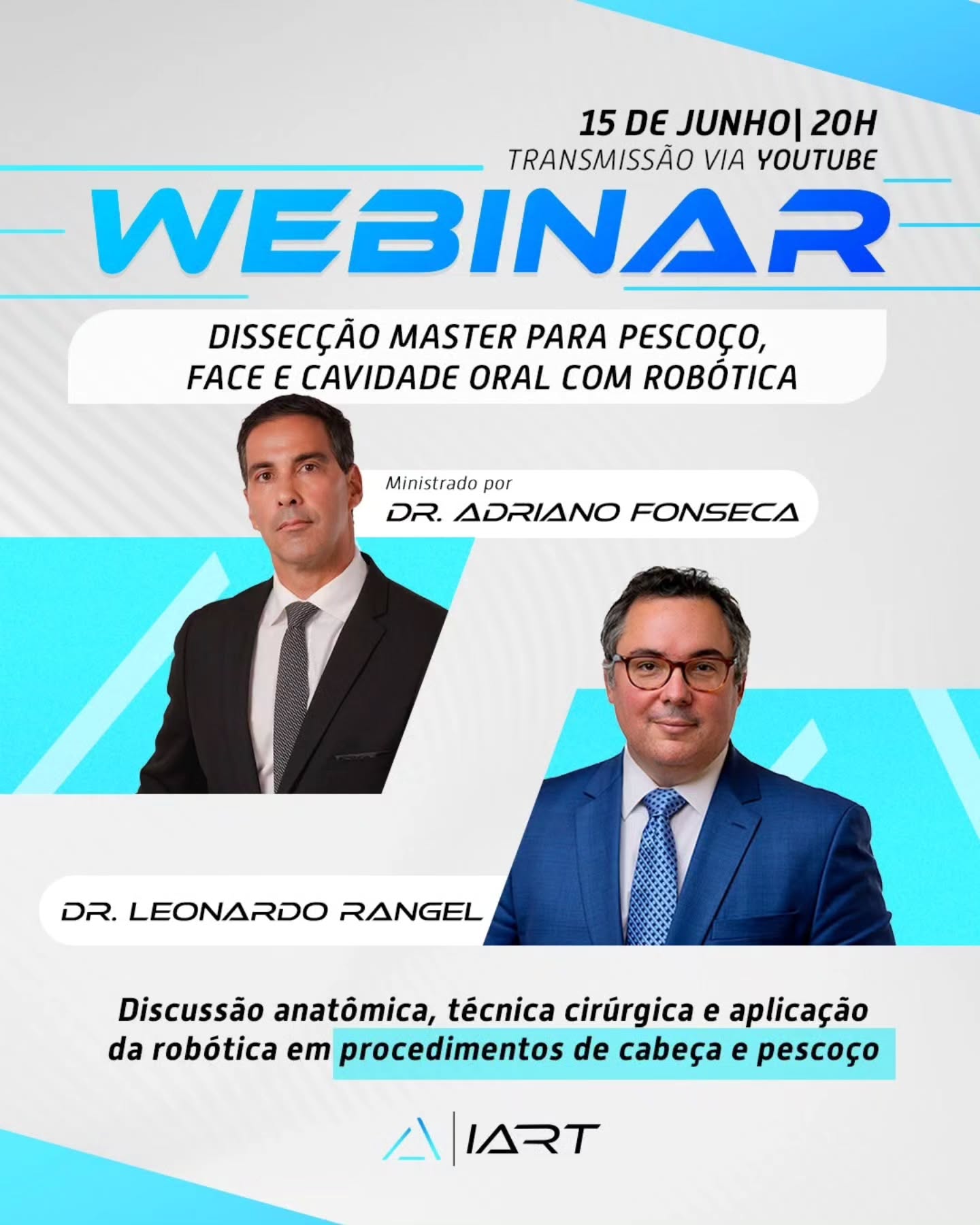 Esperamos você no YouTube, no dia 15 de junho de 2026, às 20h!