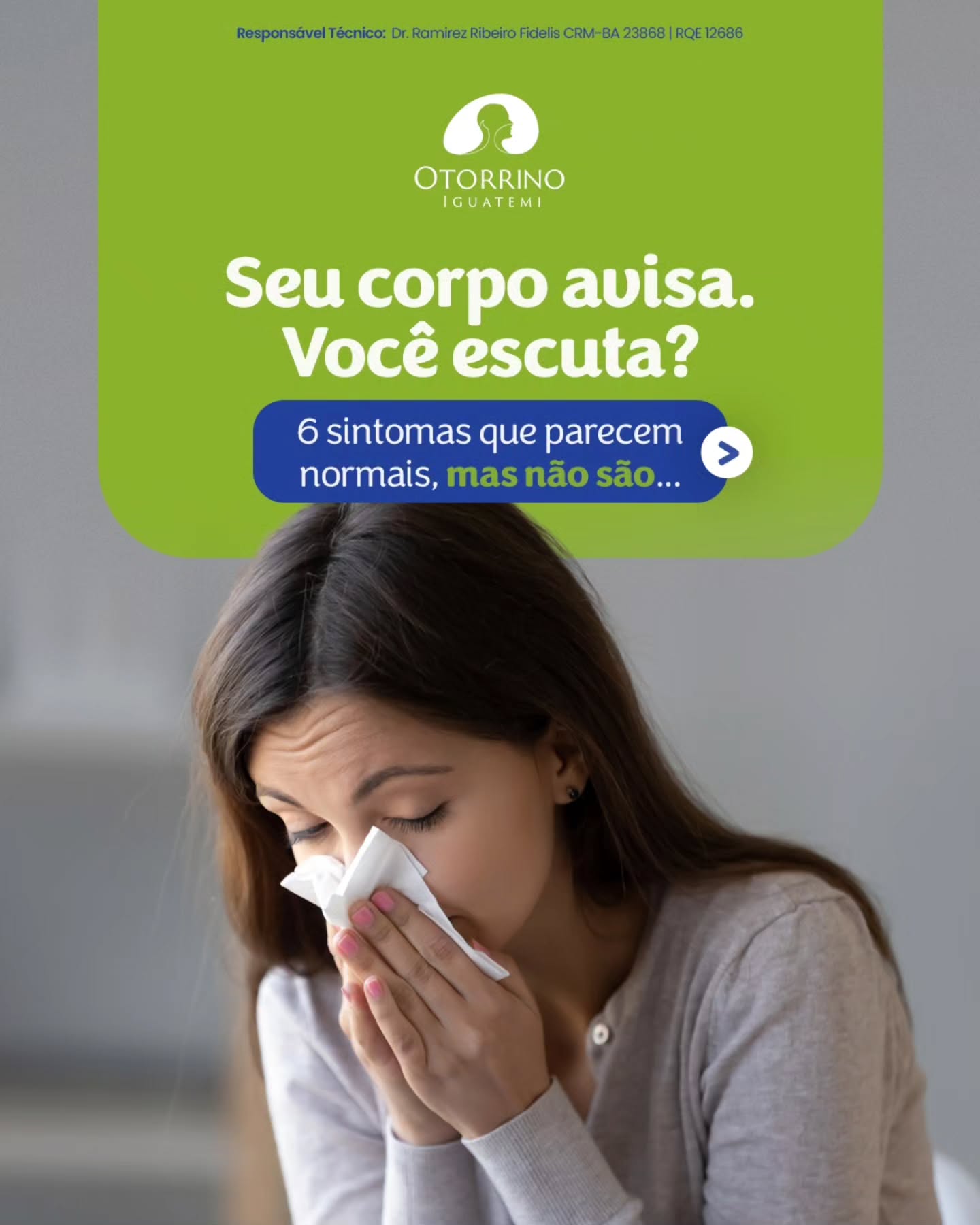 Seu corpo avisa.  Você  escuta?