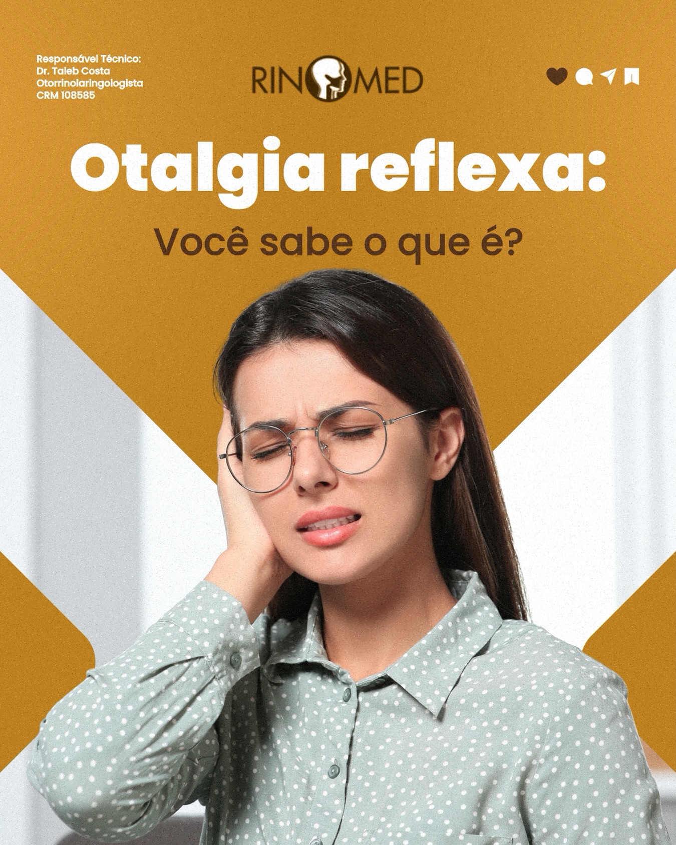 Otalgia reflexa:  Você sabe o que é?