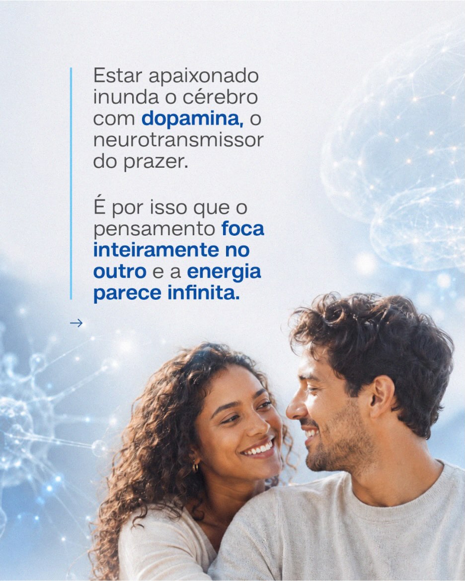 O amor não acontece só no coração.