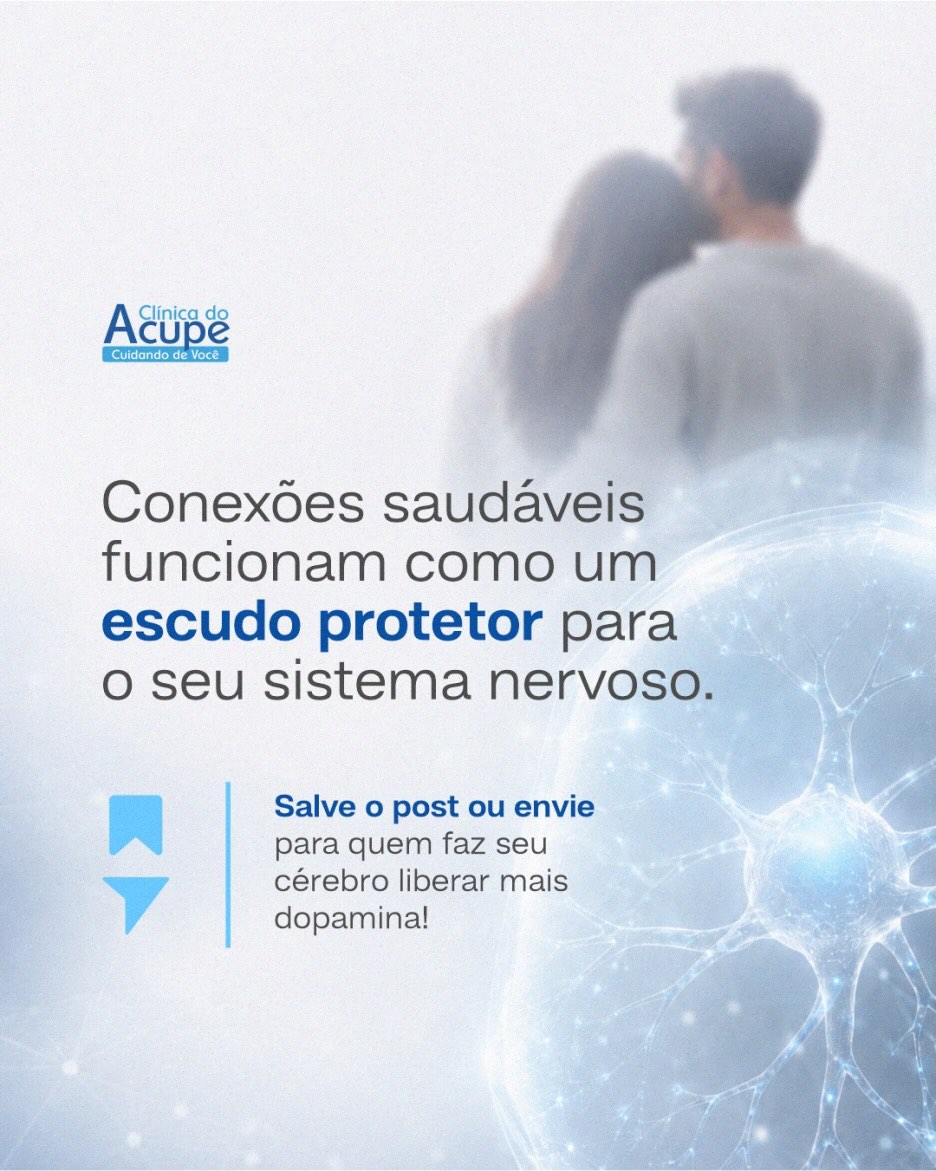 O amor não acontece só no coração.