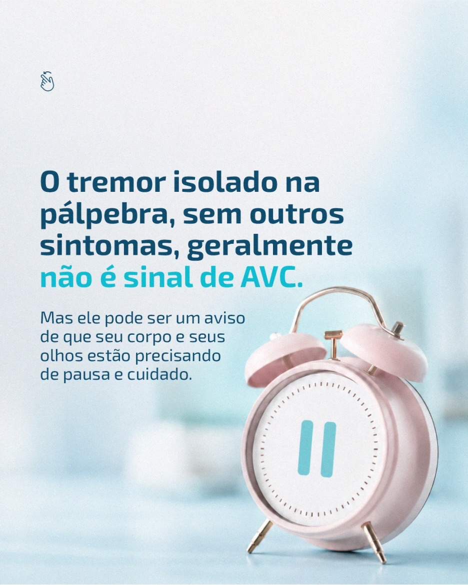 O olho começou a tremer do nada e você já pensou no pior?