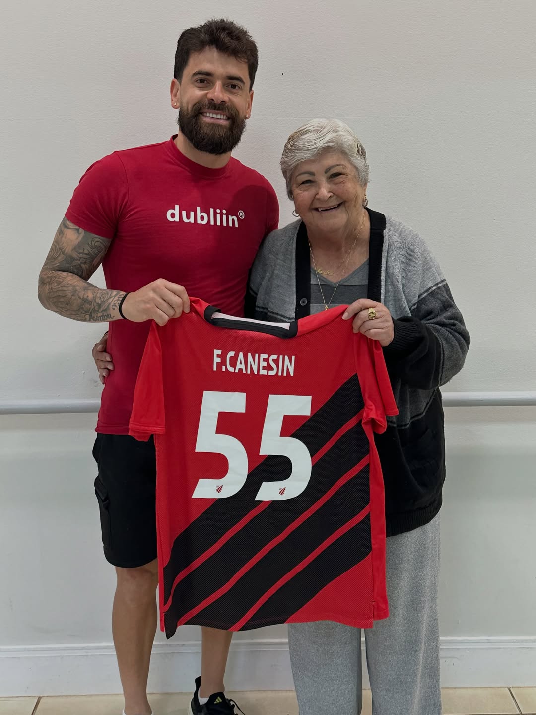 Momento de grande alegria e satisfação.
