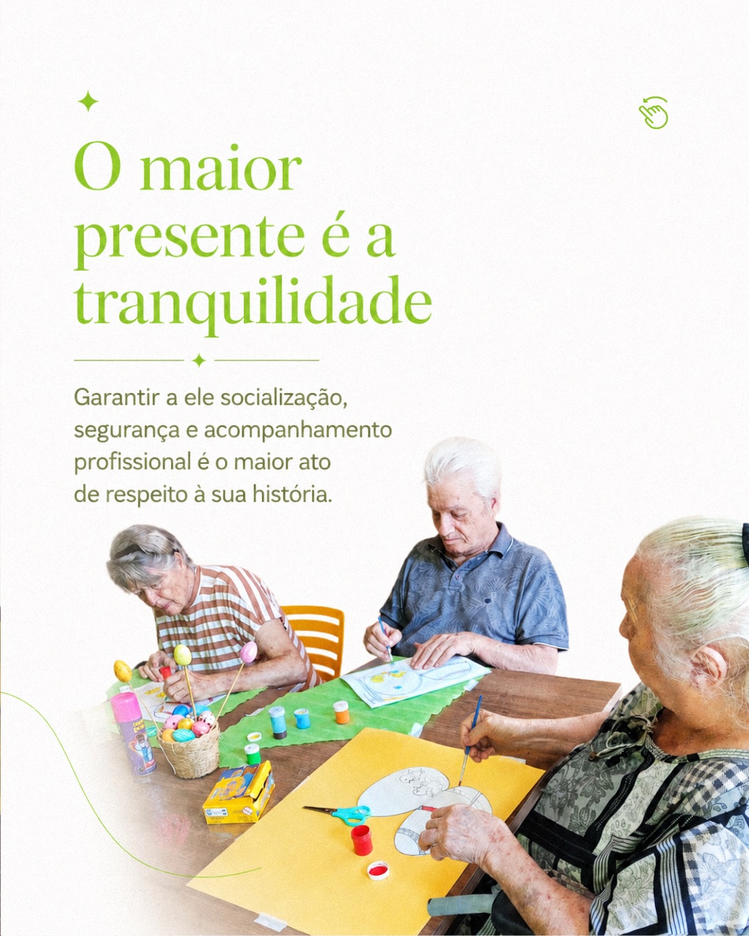 Você sabe como demonstrar afeto por quem passou a vida inteira cuidando de você?