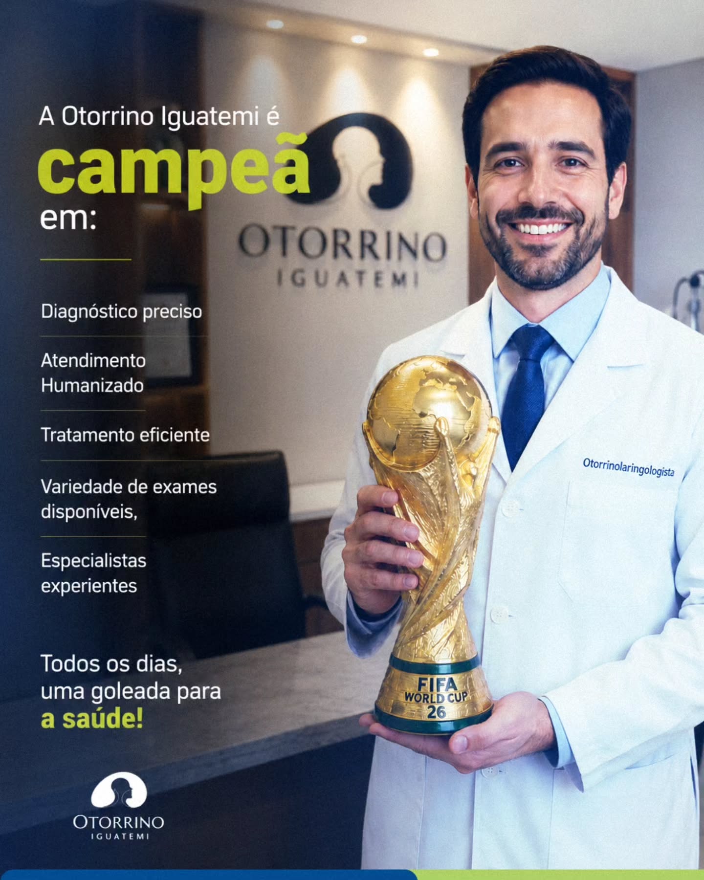 Otorrino Iguatemi todos os dias uma goleada para a saúde