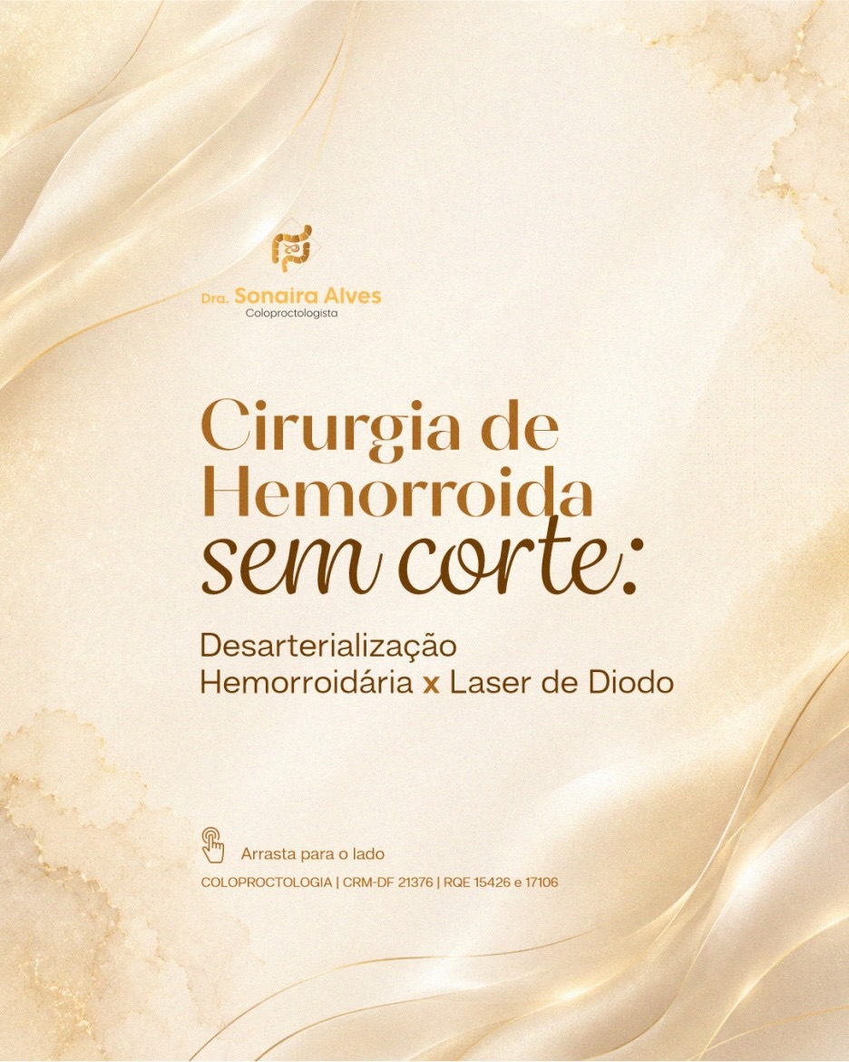 Nem toda cirurgia para hemorroida é igual.