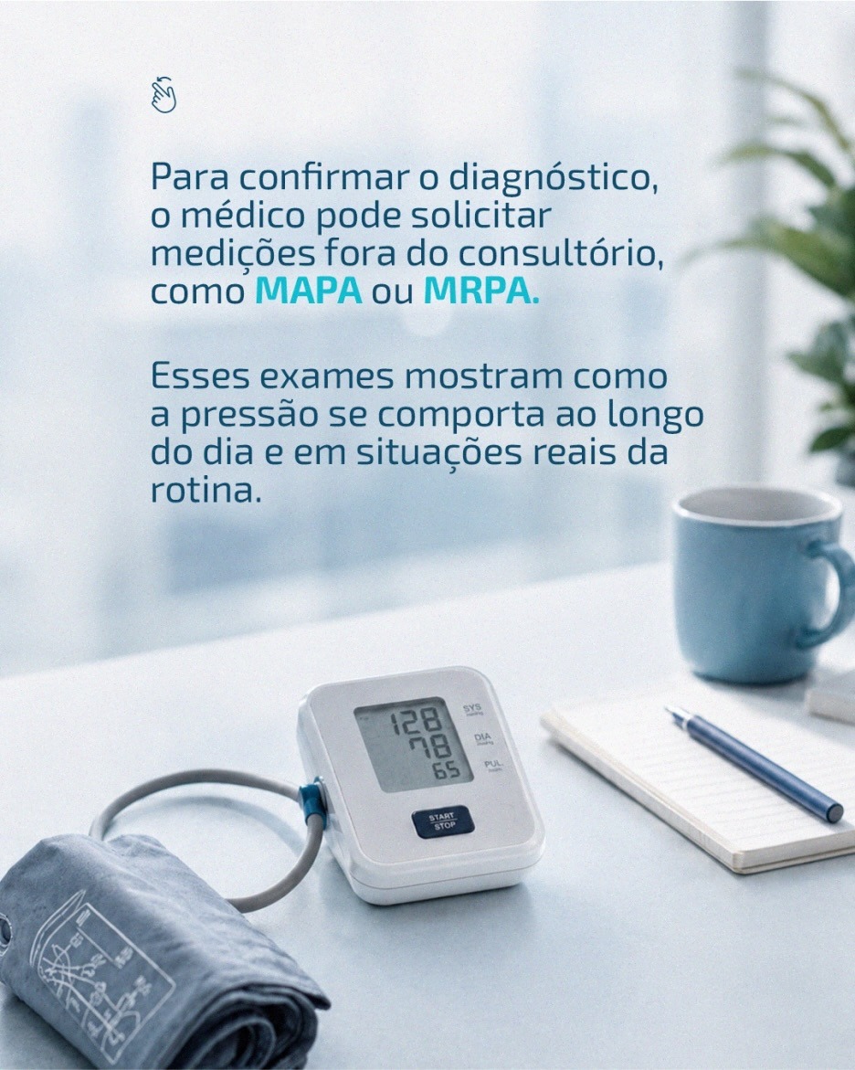 Sua pressão sobe no consultório, mas em casa fica normal?