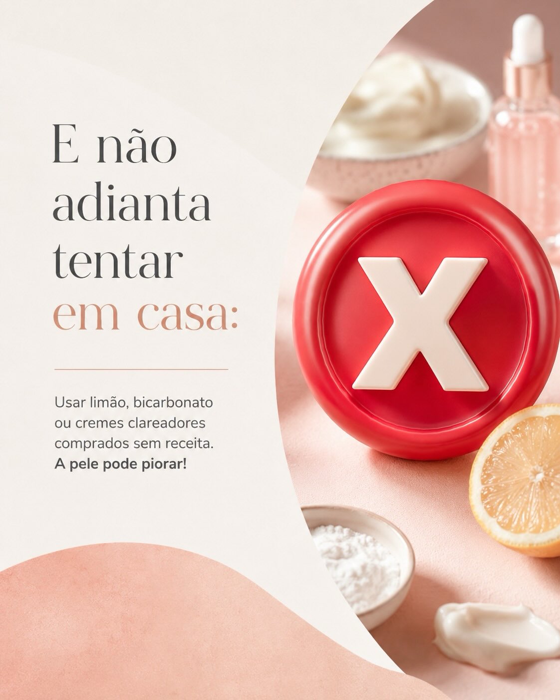 Não ignore o seu desconforto. Você merece se sentir bem e segura com o seu próprio corpo.