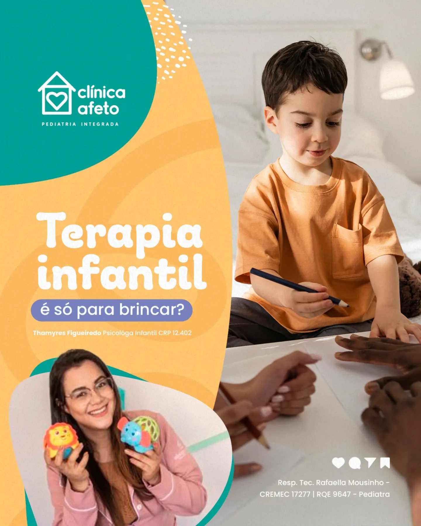 Porque na infância, brincar também é uma forma de aprender, se expressar e cuidar da saúde mental.