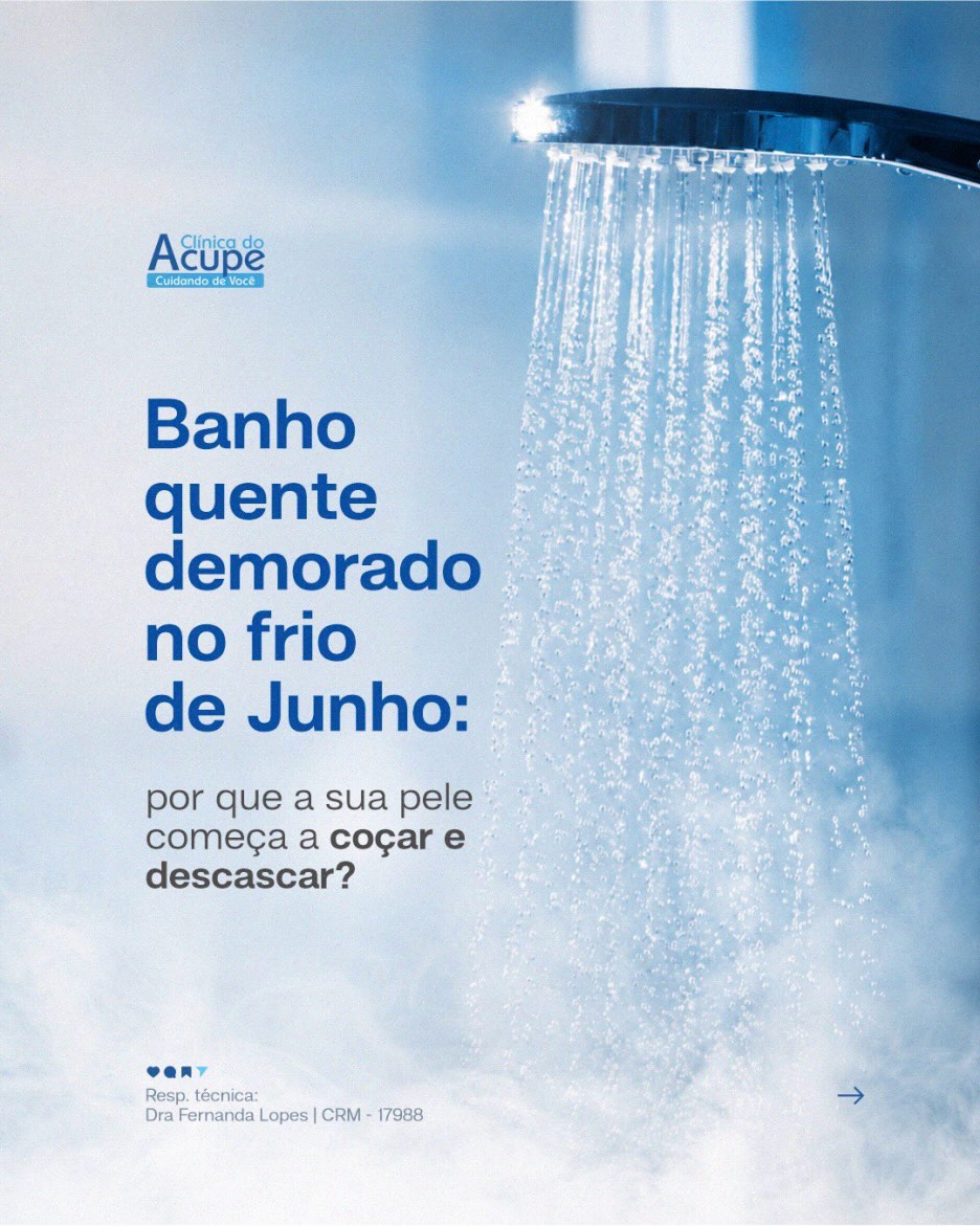 No frio, o banho quente parece irresistível… mas a sua pele pode sentir o impacto depois.