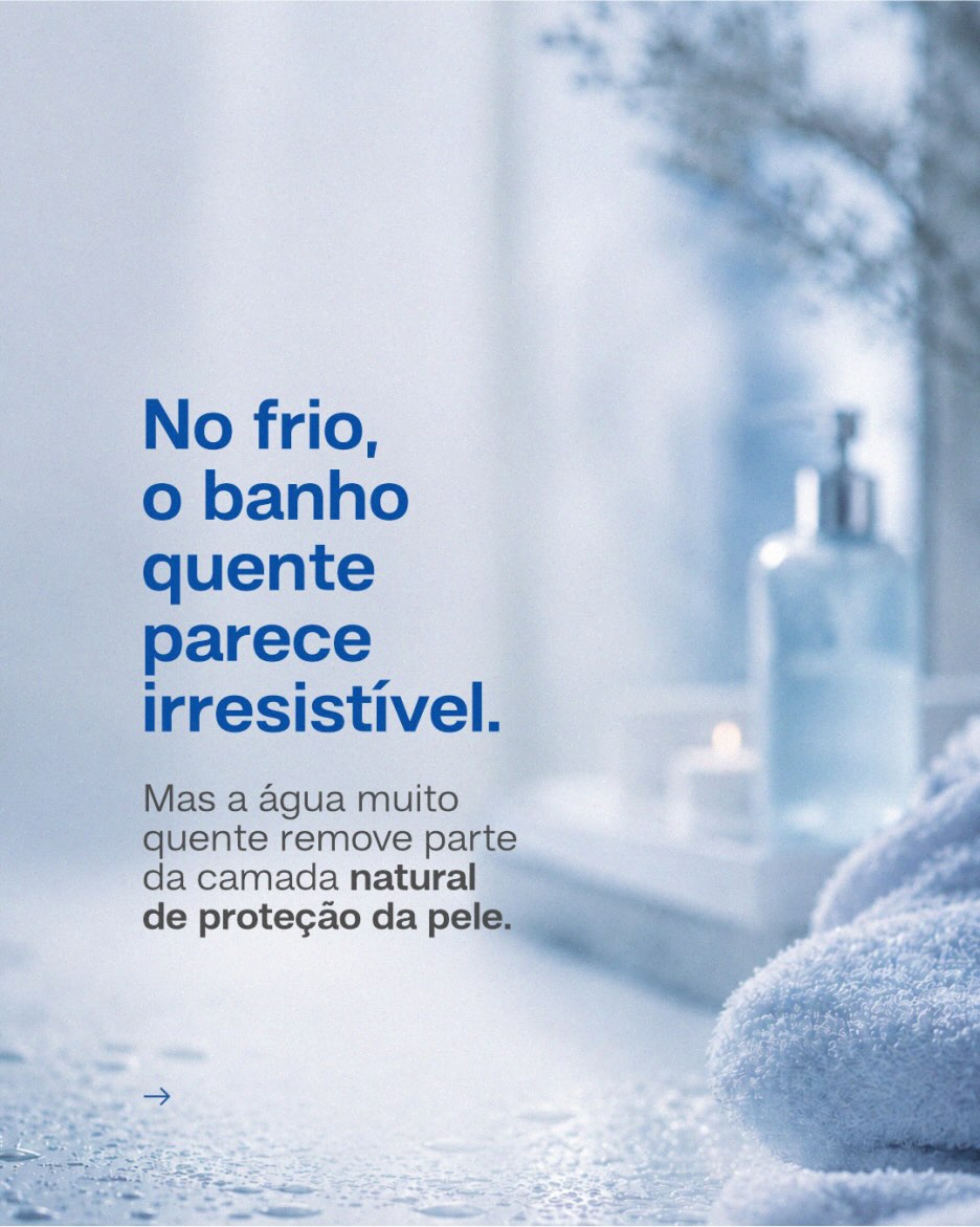 No frio, o banho quente parece irresistível… mas a sua pele pode sentir o impacto depois.