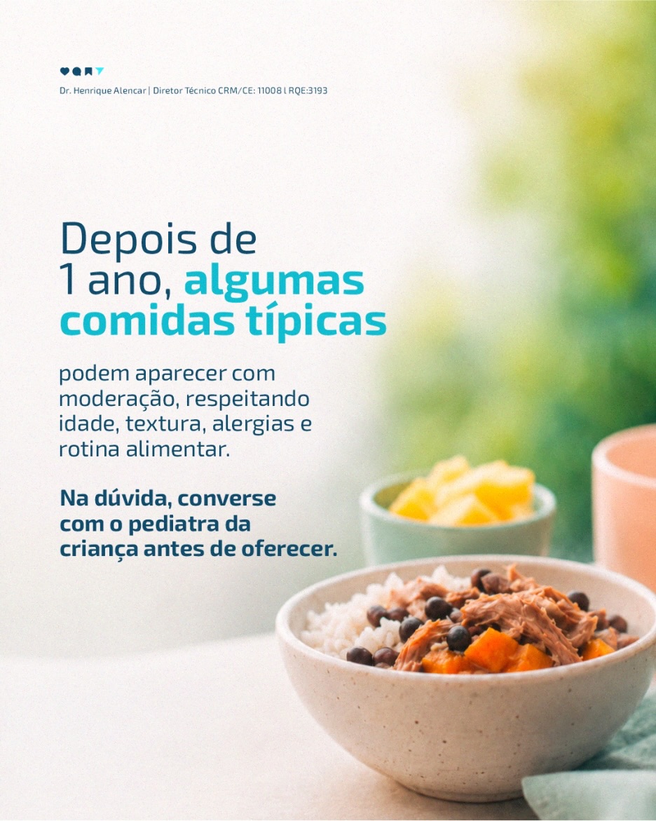 Nem tudo deve ser oferecido cedo, e alguns alimentos exigem atenção.