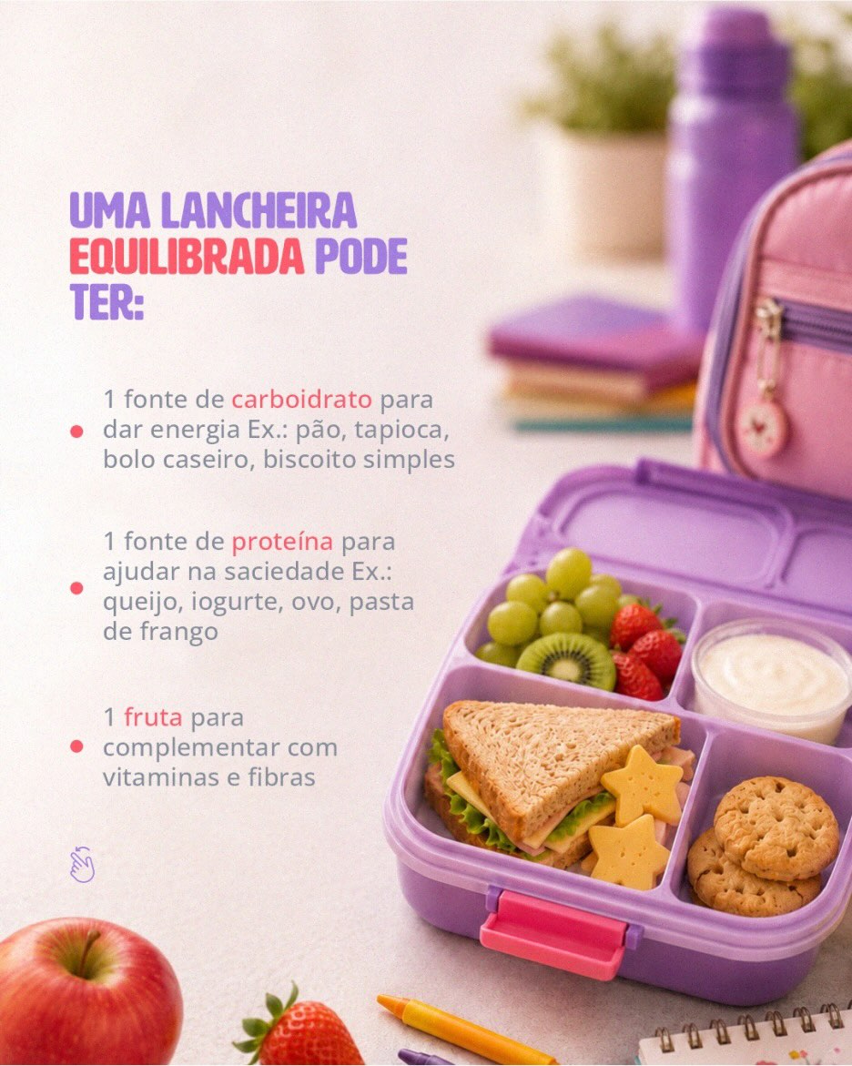 O que você não abre mão na hora de montar a lancheira, por aí?