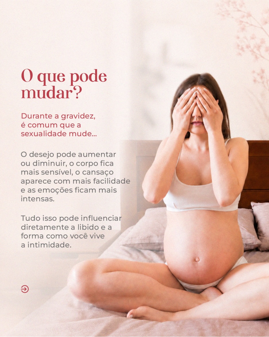 A gravidez não precisa ser um momento de afastamento do seu prazer e da sua conexão com você mesma.