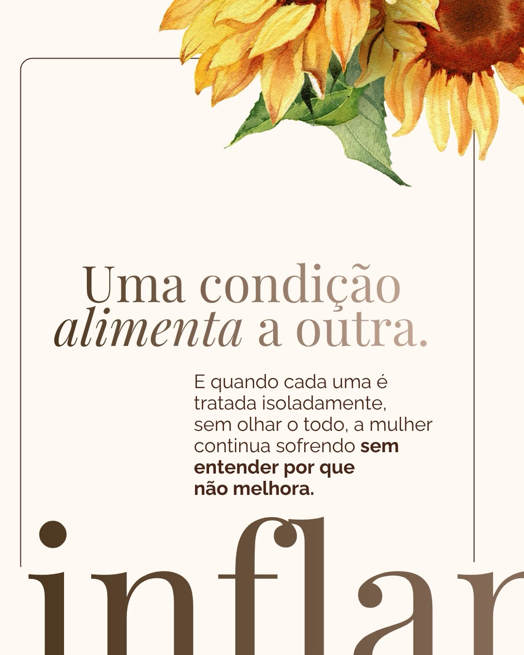  Cada mulher tem uma história única. E é exatamente por isso que o tratamento também precisa ser individualizado.