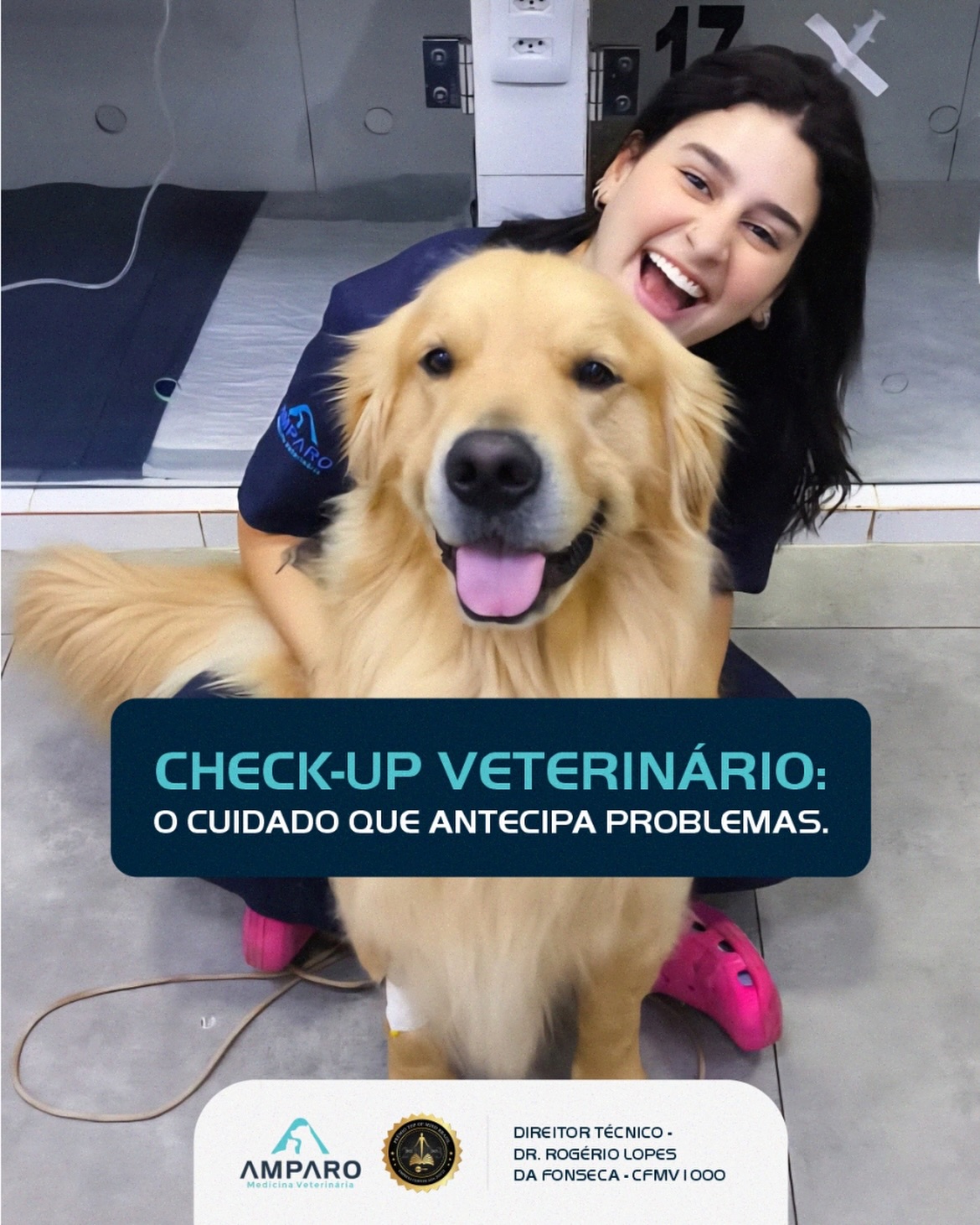 Agende o check-up do seu pet e mantenha o acompanhamento em dia.