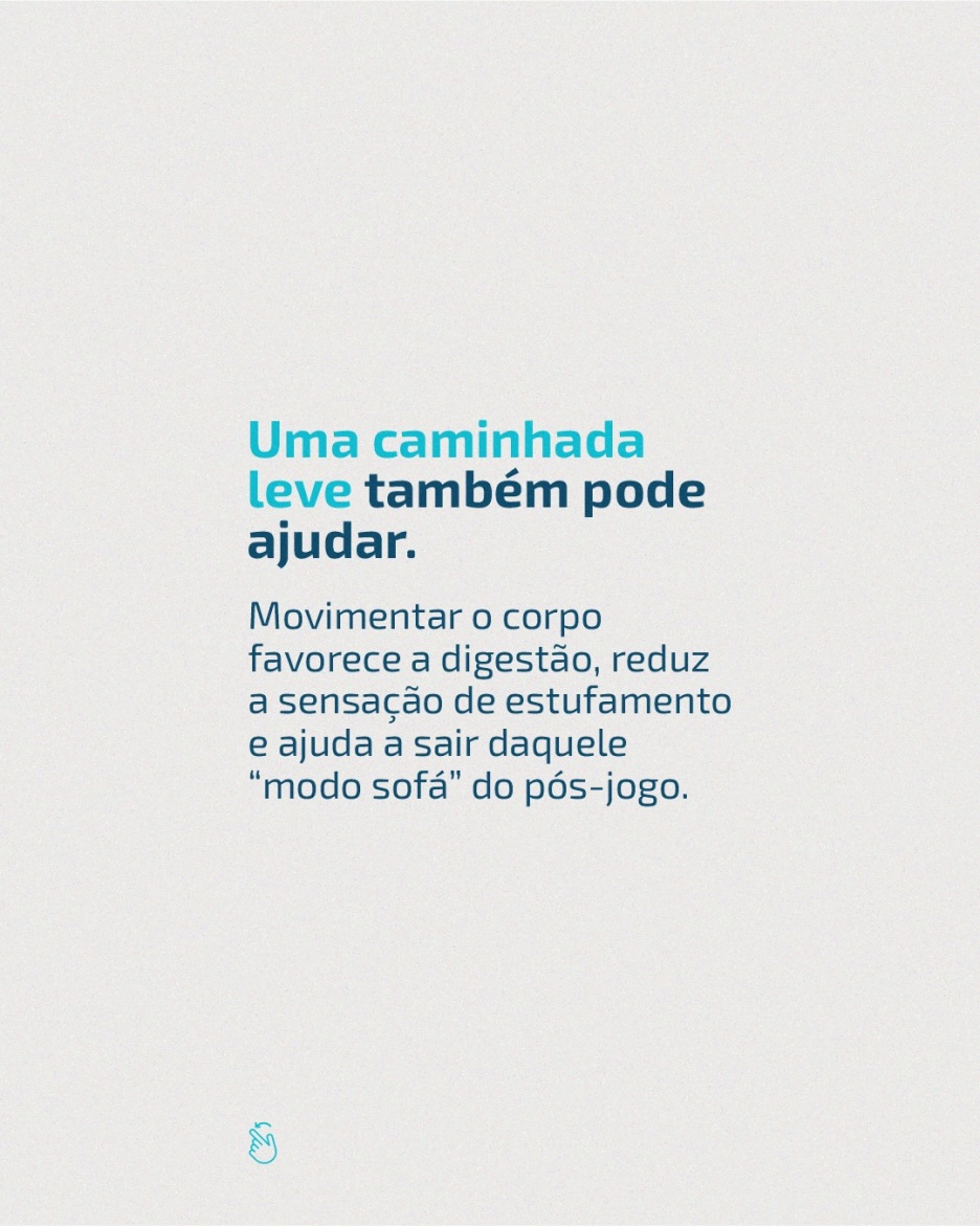 Exagerou nos petiscos do jogo e o estômago sentiu?