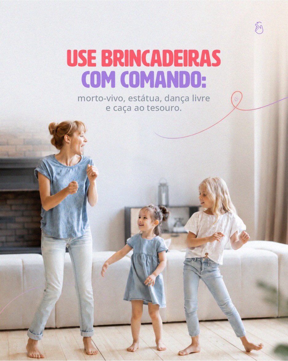 Quais brincadeiras você costuma fazer em seu apartamento, para manter os pequenos ativos?