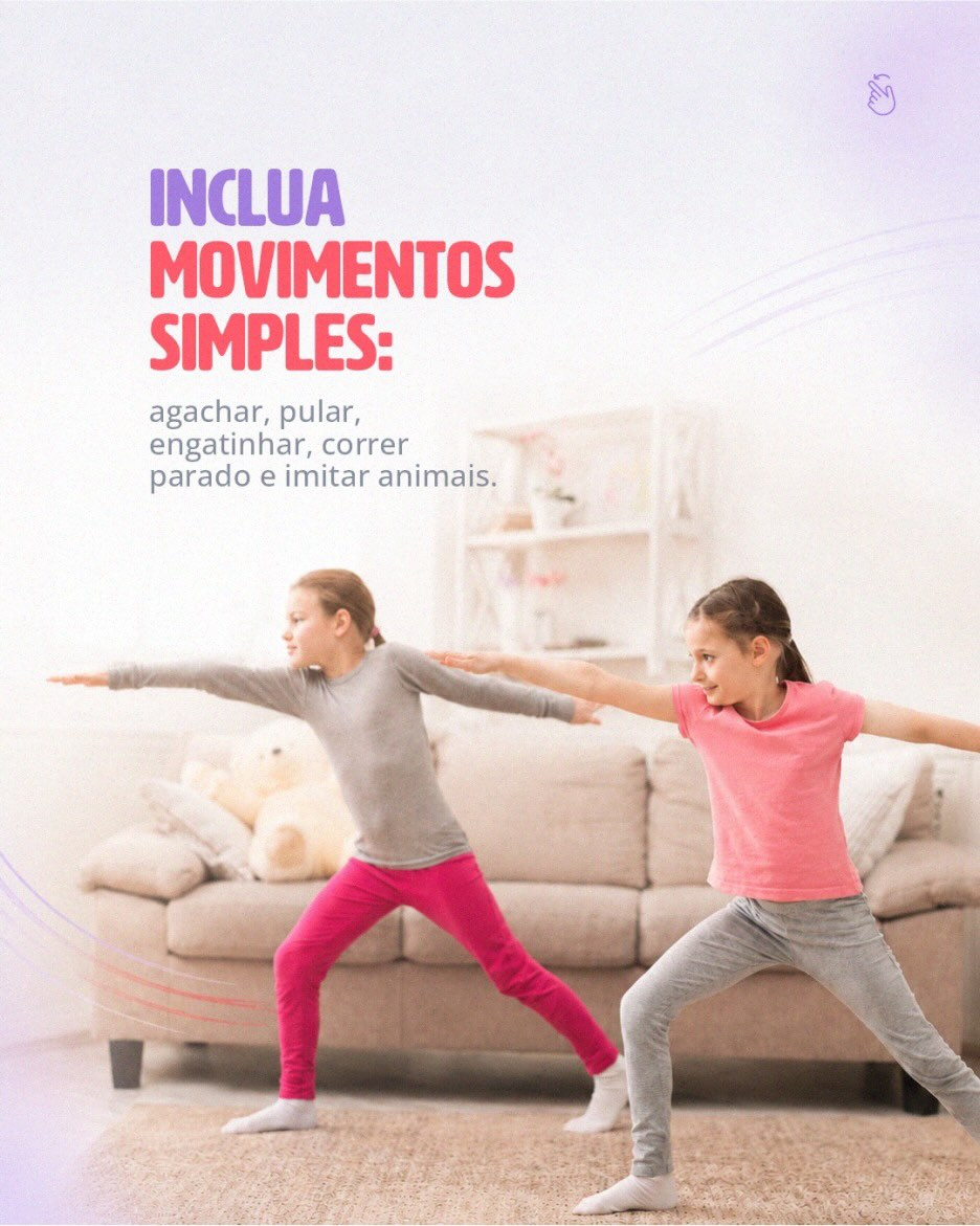 Quais brincadeiras você costuma fazer em seu apartamento, para manter os pequenos ativos?