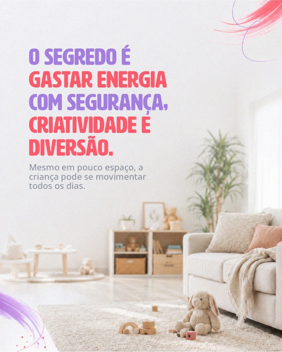 Quais brincadeiras você costuma fazer em seu apartamento, para manter os pequenos ativos?