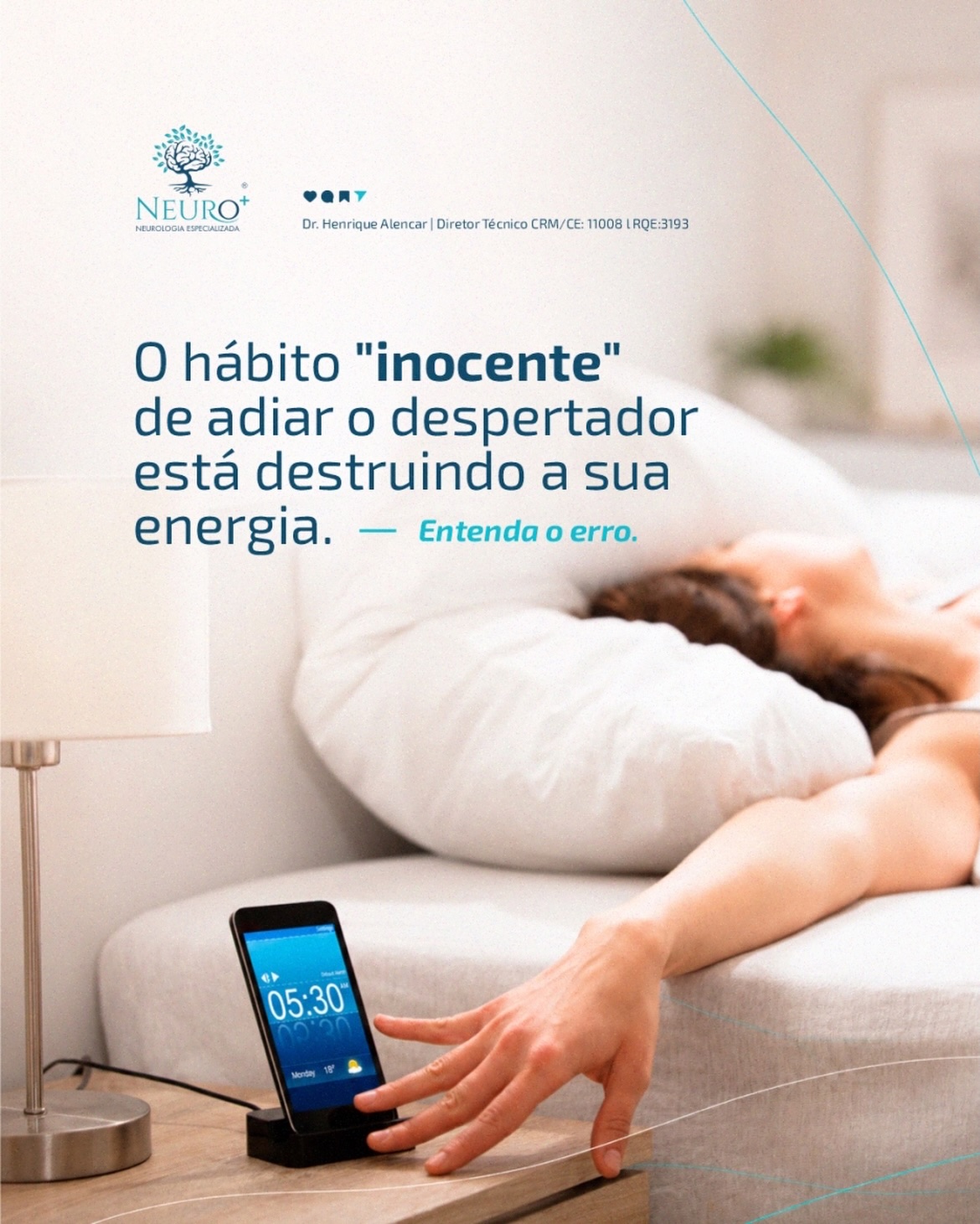 A soneca não descansa, ela só fragmenta o seu sono e rouba a sua energia.