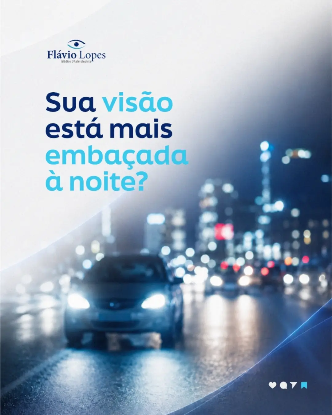 . Um exame oftalmológico pode identificar a causa e indicar o melhor tratamento para você.