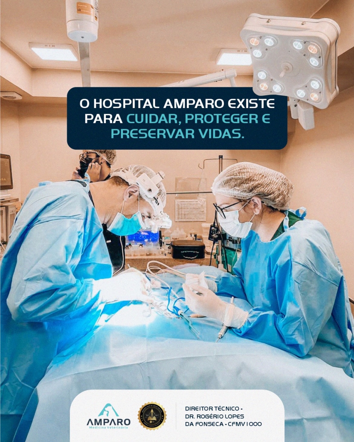 No Hospital Amparo, acreditamos que cada atendimento vai além do tratamento.