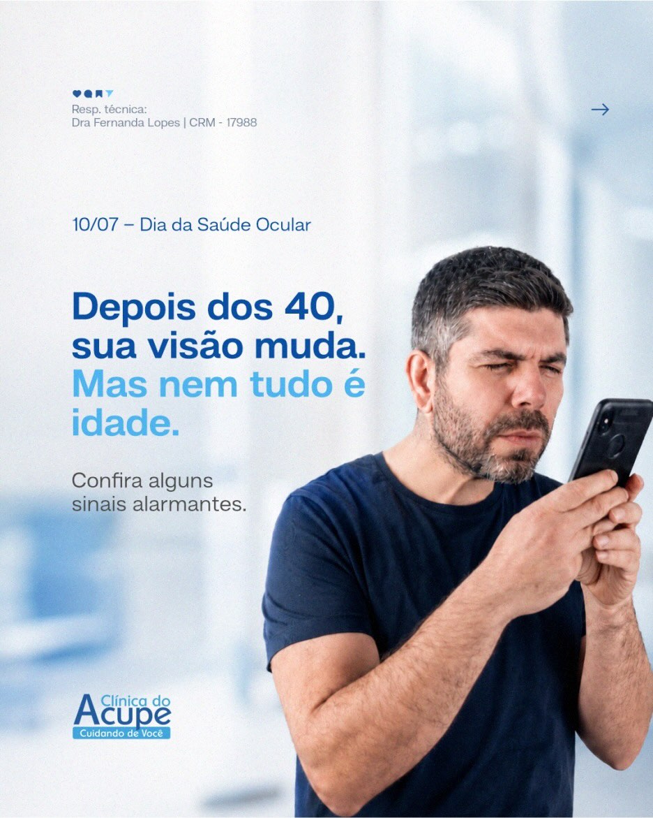 Cuidar da visão também é cuidar da sua autonomia e qualidade de vida
