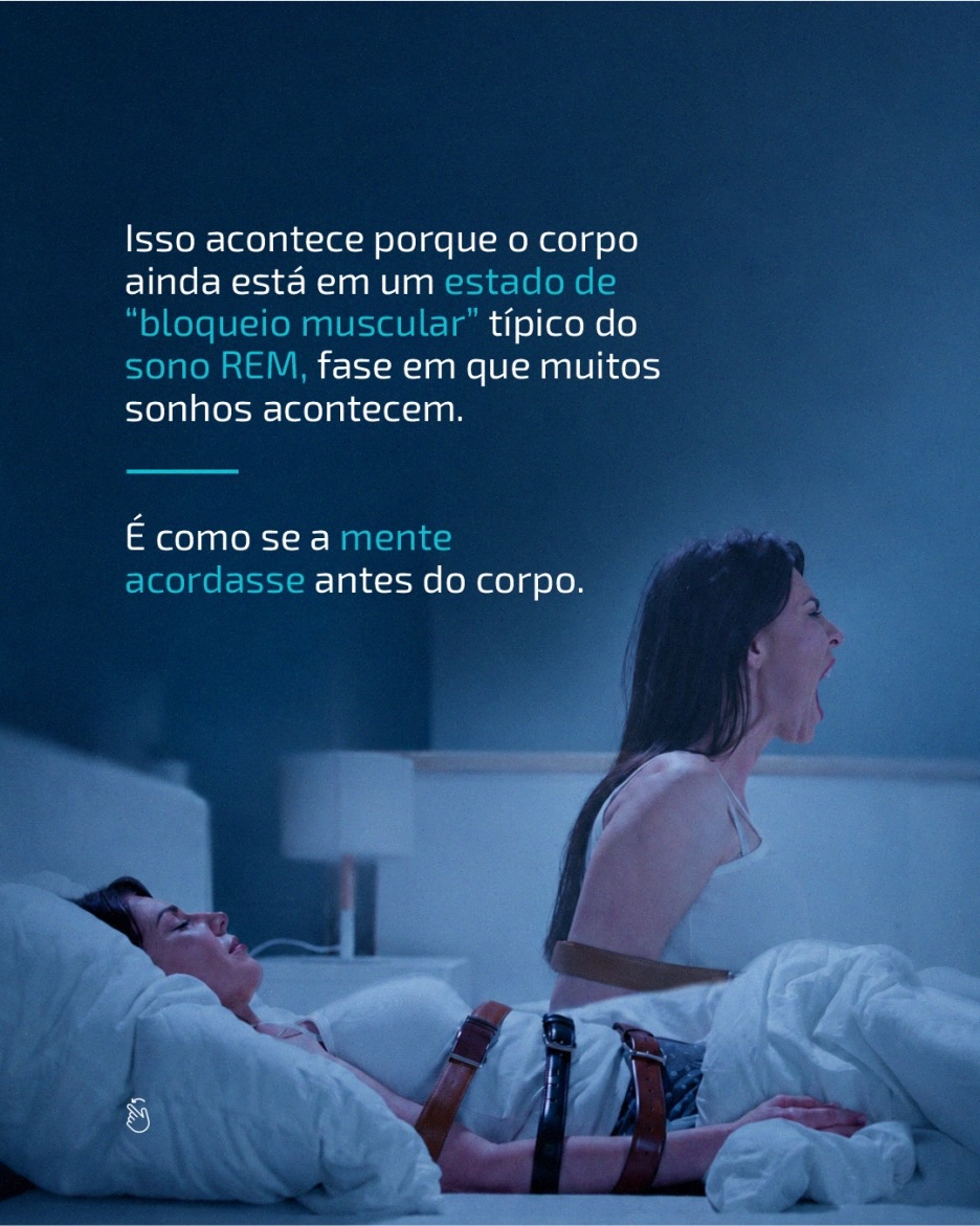 Você já ouviu falar em paralisia do sono?