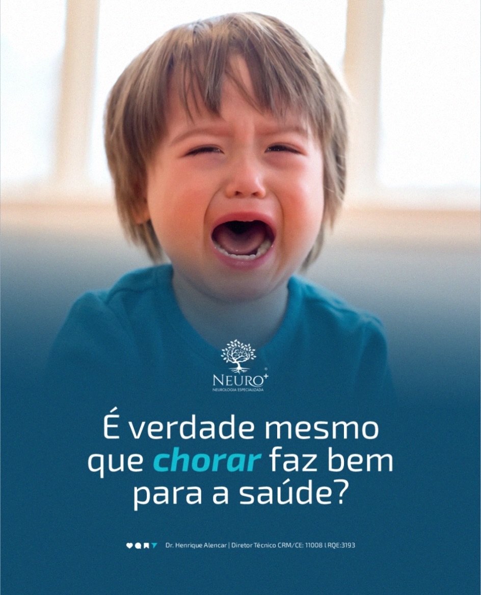È verdade  mesmo quer chorar faz bem para saúde.