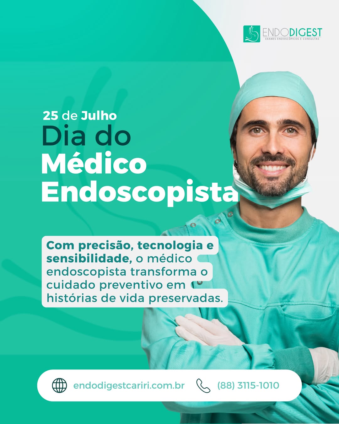 Hoje é o dia do médico endoscopita!