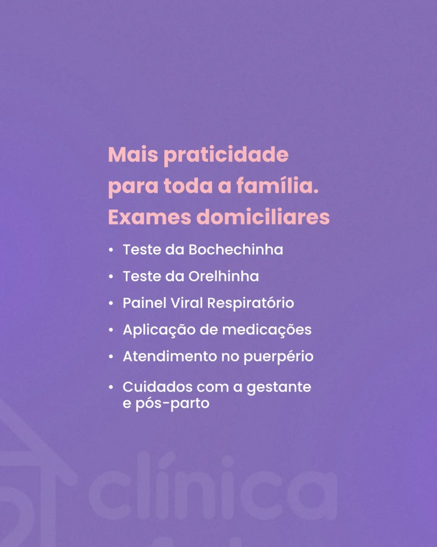 Um cuidado pensando em cada fase da infância.