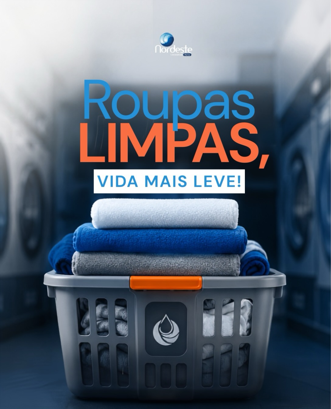 Na Nordeste Lavanderia, unimos tecnologia, produtos de qualidade e um atendimento que facilita o seu dia a dia.