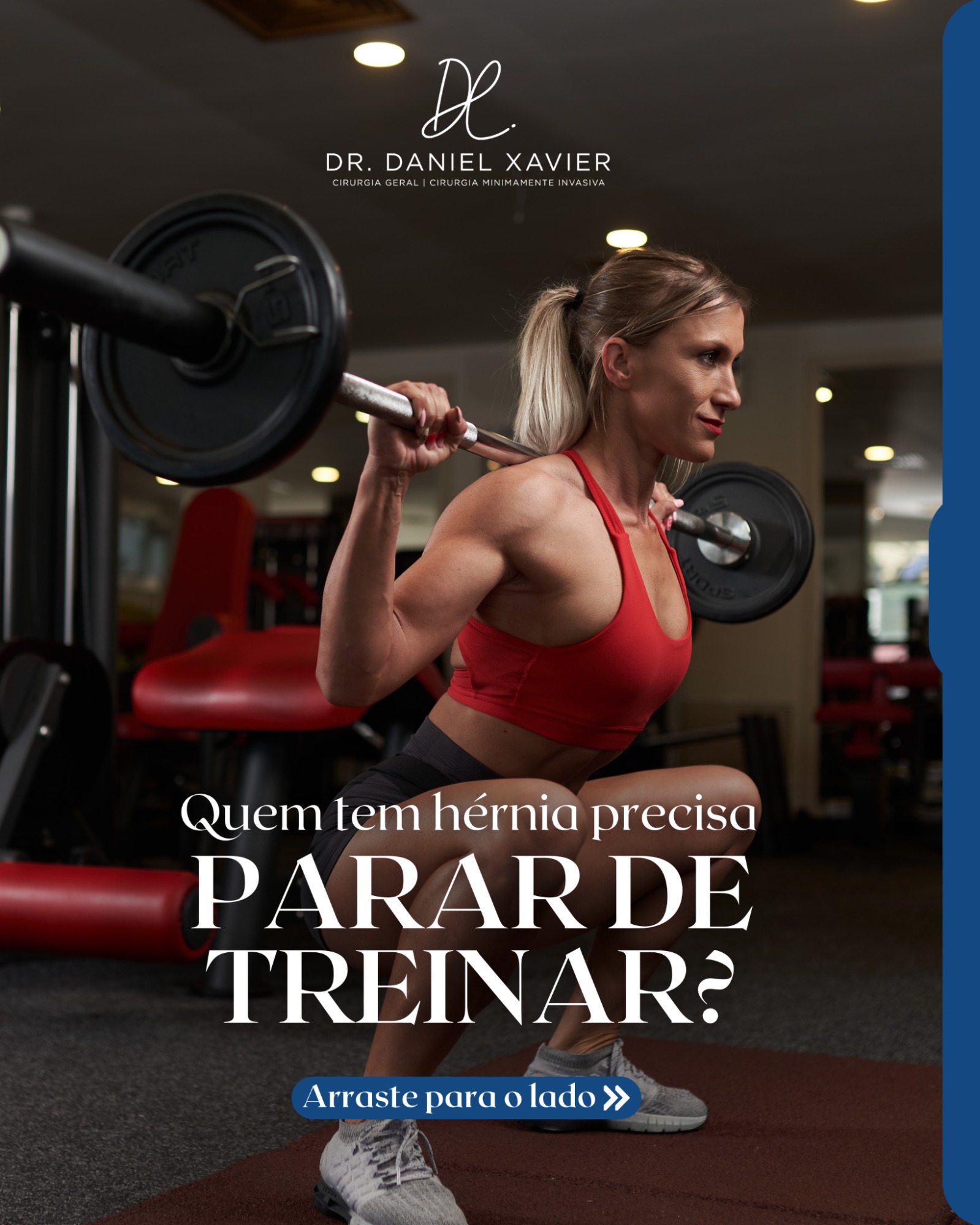 Você diminuiria a carga ou continuaria treinando até sentir dor?
