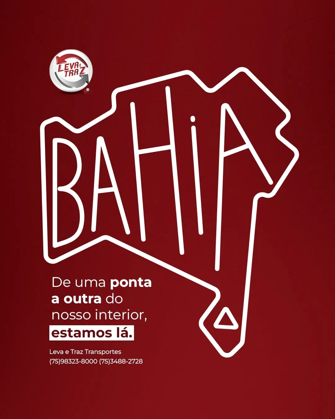 Seja perto ou mais distante, você pode contar com a Leva e Traz para fazer sua carga chegar ao destino.